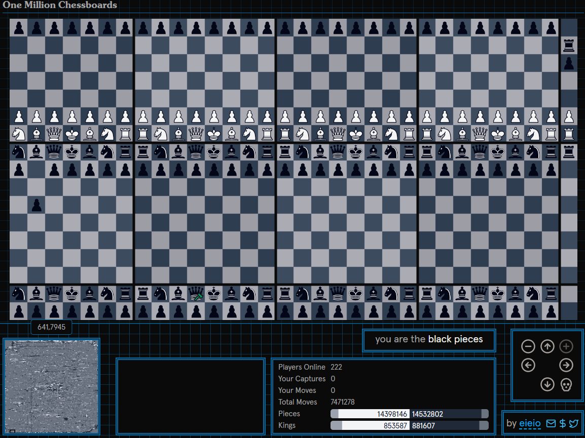 One Million Chessboards - The Ultimate Real-Time Chess Revolution